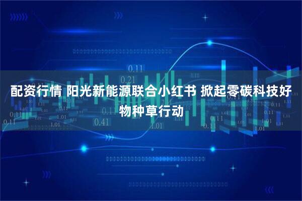 配资行情 阳光新能源联合小红书 掀起零碳科技好物种草行动